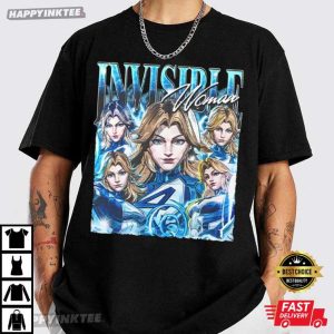 Invisible Woman Susan Storm Marvel Bootleg T Shirt (3)