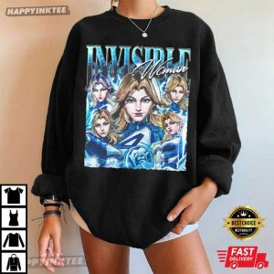 Invisible Woman Susan Storm Marvel Bootleg T Shirt (1)