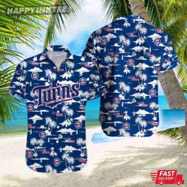 Minnesota Twins Coconut Tree Hawaiian Shirt 2 600x600