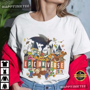 Epic Universe 2025 Orlando Park Cartoon T Shirt (3) Happyinktee