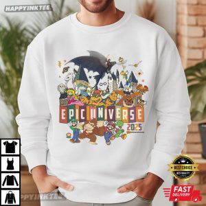 Epic Universe 2025 Orlando Park Cartoon T Shirt (1) Happyinktee
