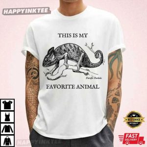 Chameleons Furcifer Pardalis This Is My Favorite Animal T-Shirt
