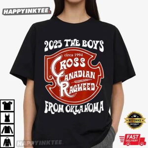 Cross Canadian Ragweed The Boys From Oklahoma Tour 2025 T-Shirt