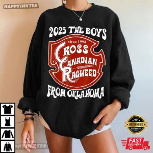 Cross Canadian Ragweed The Boys From Oklahoma Tour 2025 T Shirt (2)