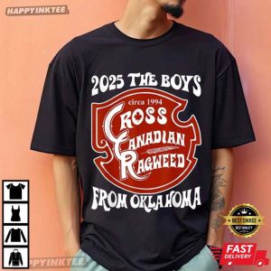 Cross Canadian Ragweed The Boys From Oklahoma Tour 2025 T Shirt (3)