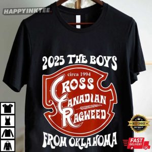 Cross Canadian Ragweed The Boys From Oklahoma Tour 2025 T Shirt (4)