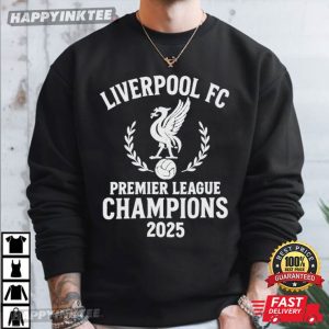 Liverpool FC Premier League Champions 2025 T Shirt (2)