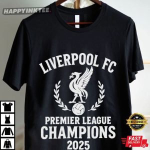 Liverpool FC Premier League Champions 2025 T Shirt (3)