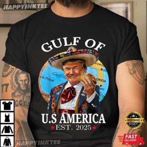 Gulf Of America Est 2025 Funny Trump T Shirt (1)