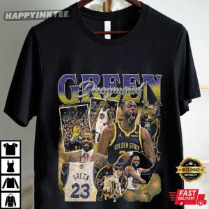 Draymond Green Golden State Warriors Basketball Vintage 90s T Shirt (4)