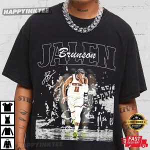 Jalen Brunson Vintage 90s Basketball T-Shirt