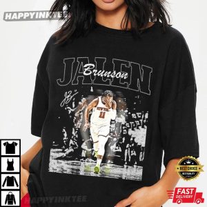 Jalen Brunson Vintage 90s Basketball T Shirt (2)