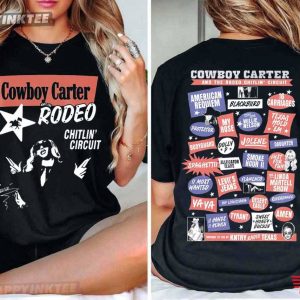 Beyoncé Rodeo Chitlin Circuit Tour Cowboy Carter Retro T Shirt (1)