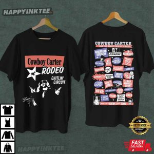 Beyoncé Rodeo Chitlin Circuit Tour Cowboy Carter Retro T Shirt (2)