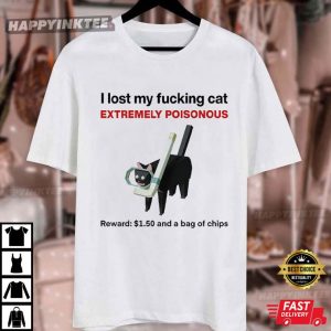 I Lost My Cat Funny Cat Meme T Shirt (2)