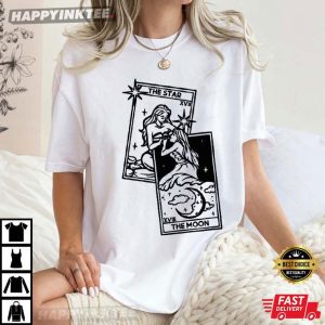 The Star The Moon Lesbian Tarot Card T Shirt (1)