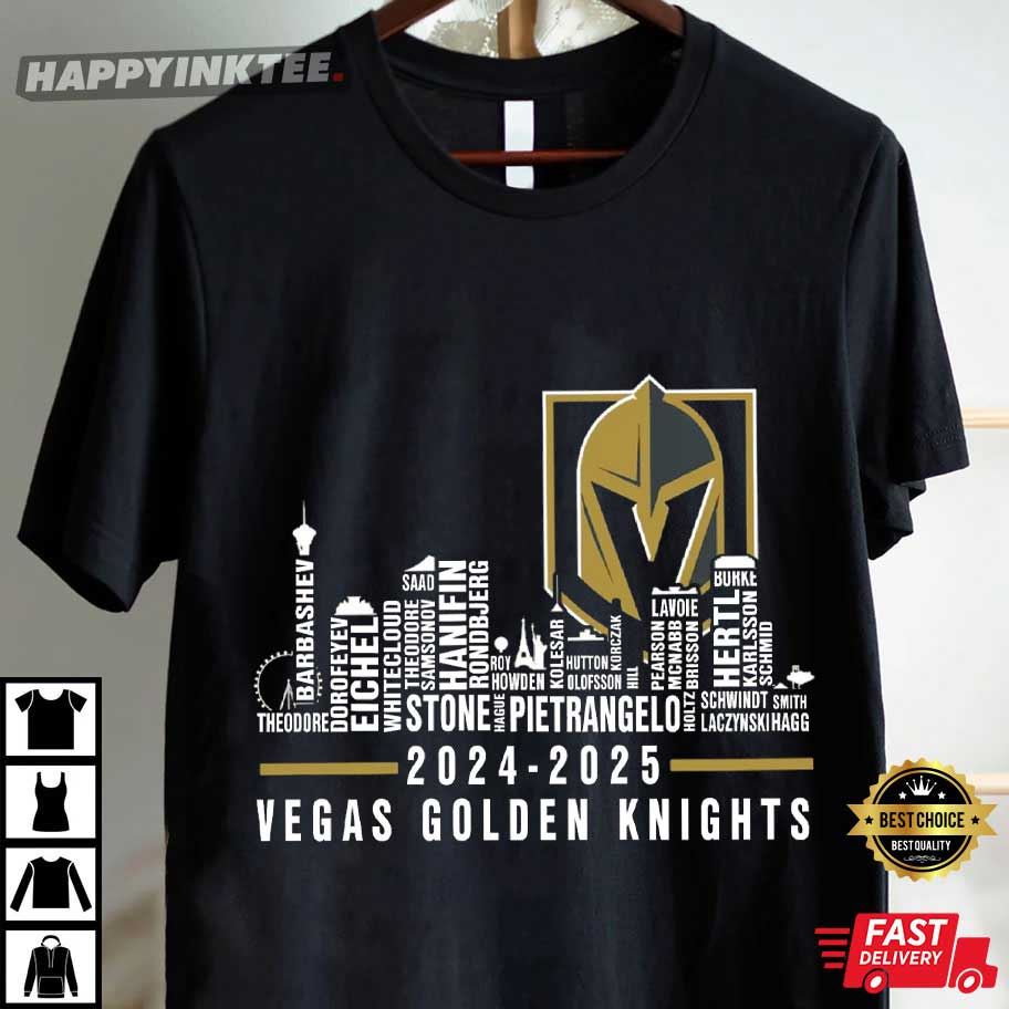 Vegas Golden Knights 2024 - 2025 T-Shirt Vegas Golden Knights 2024 - 2025 T-Shirt