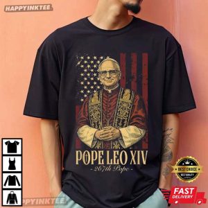 Pope Leo XIV 267th Pope Catholic T-Shirt