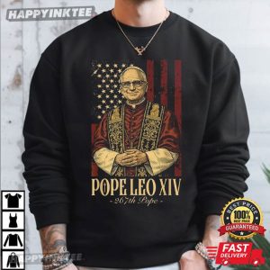Pope Leo XIV 267th Pope Catholic T Shirt (3)