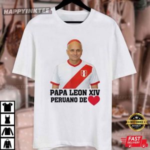 Pope Leo XIV Peruano De Peru USA T Shirt (4)