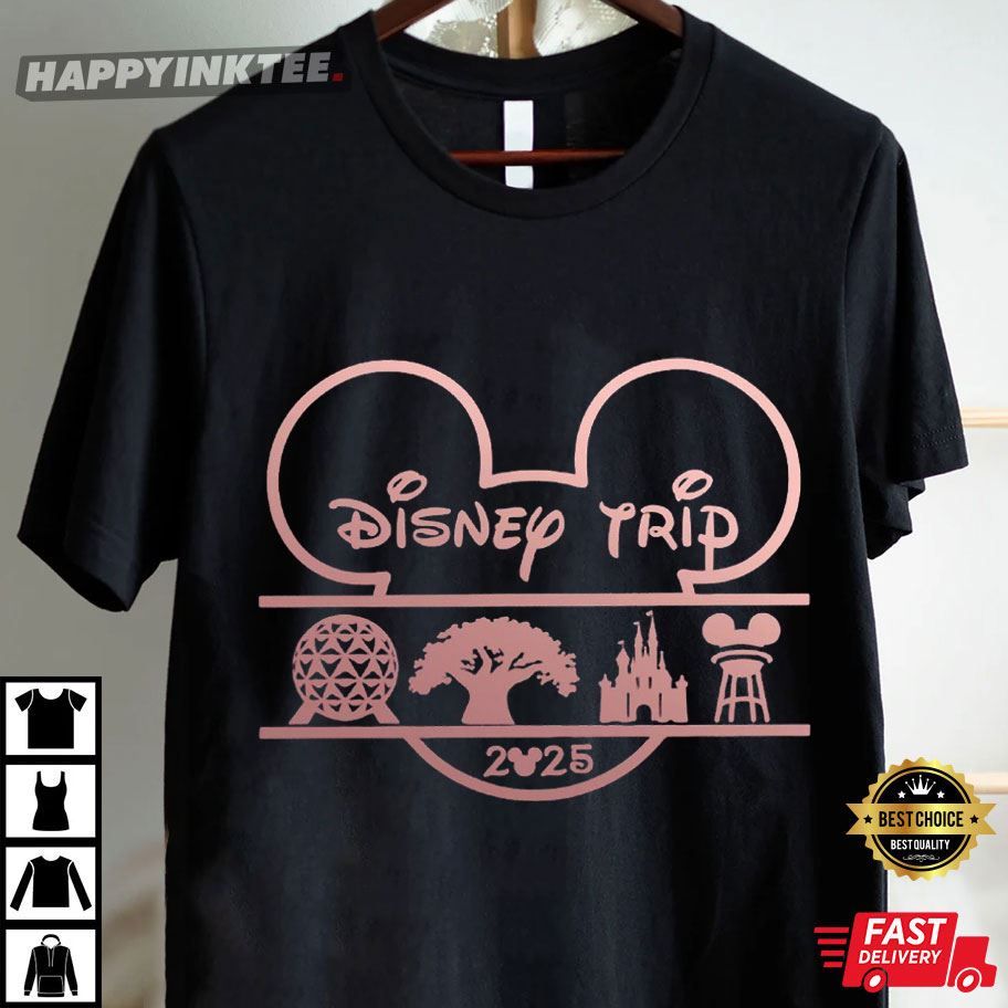 Disney Trip Family Vacation 2025 Gift T-Shirt Disney Trip Family Vacation 2025 Gift T-Shirt