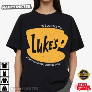 Retro Luke's Diner Stars Hollows T Shirt (2)