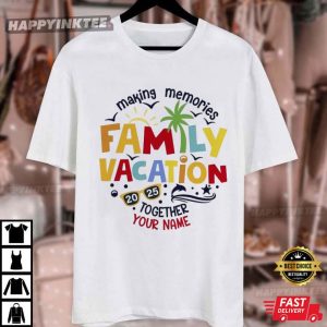 Family Vacation Making Memories Together Custom T Shirt (3)