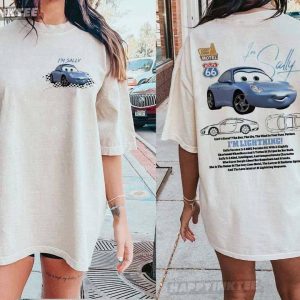 Disney Cars McQueen And Sally Matching Couple Shirts (3)