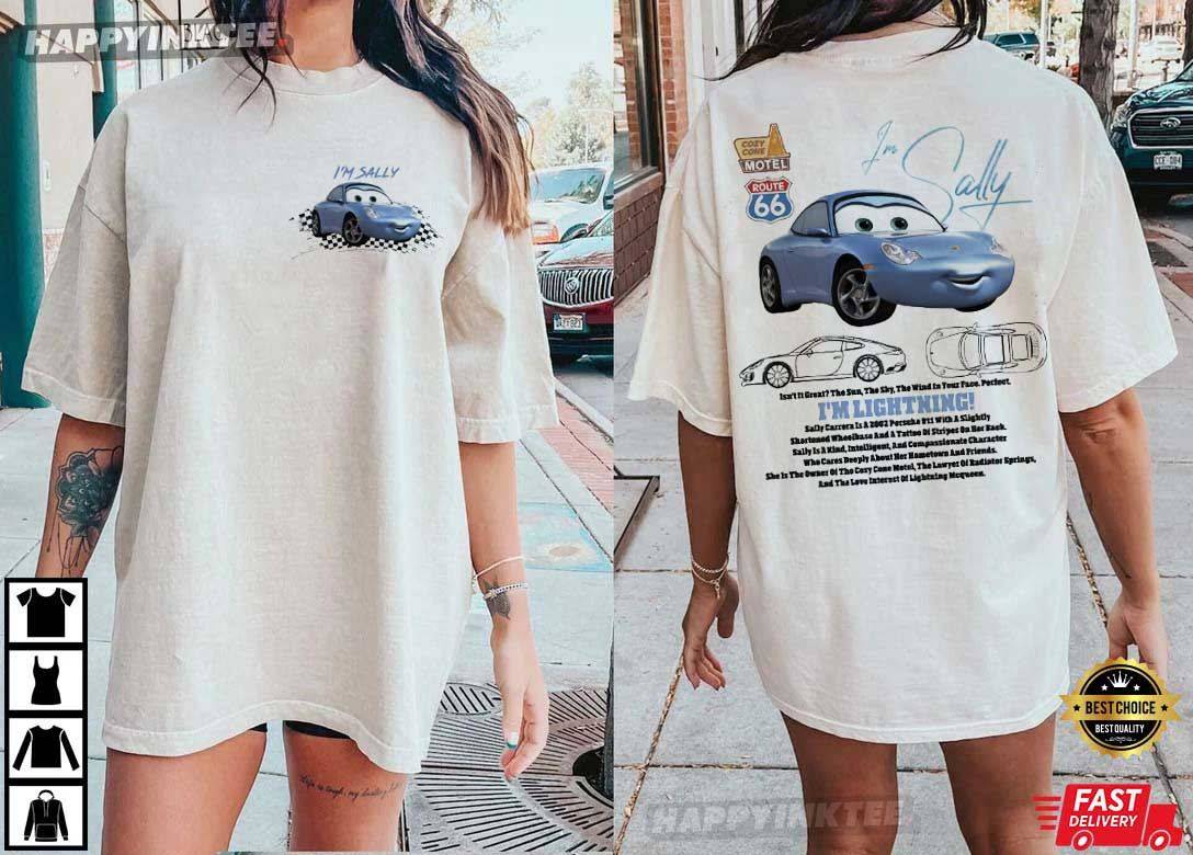 Disney Cars McQueen And Sally Matching Couple Shirts Disney Cars McQueen And Sally Matching Couple Shirts