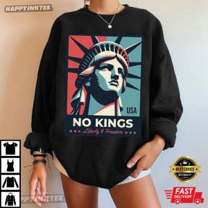 No Kings Statue Of Liberty T Shirt (2)