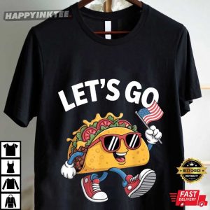 Funny Let’s Go Taco Patriotic 4th of July T Shirt (4)