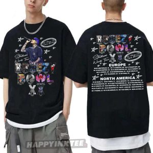 Chris Brown Album Breezy Bowl XX Stadium World Tour T-Shirt