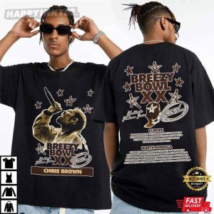 Chris Brown Breezy Bowl XX Tour Merch T-Shirt