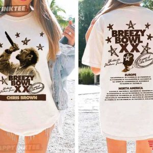 Chris Brown Breezy Bowl XX Tour Merch T Shirt (2)
