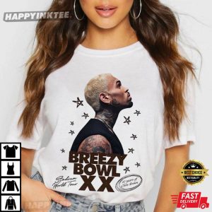 Chris Brown Breezy Bowl 20 Tour T Shirt (1)