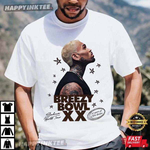 Chris Brown Breezy Bowl 20 Tour T-Shirt