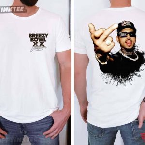 Chris Brown Middle Finger Vintage Breezy Bowl XX T Shirt (2)