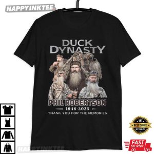 Duck Dynasty Phil Robertson 2025 Memories T Shirt (2)