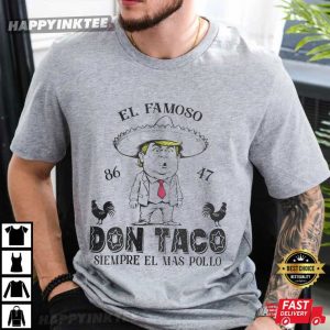 Funny Anti Trump Taco 8647 Trump Always Chickens Out T Shirt (2)