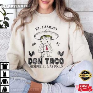 Funny Anti Trump Taco 8647 Trump Always Chickens Out T Shirt (3)