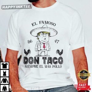 Funny Anti Trump Taco 8647 Trump Always Chickens Out T Shirt (4)