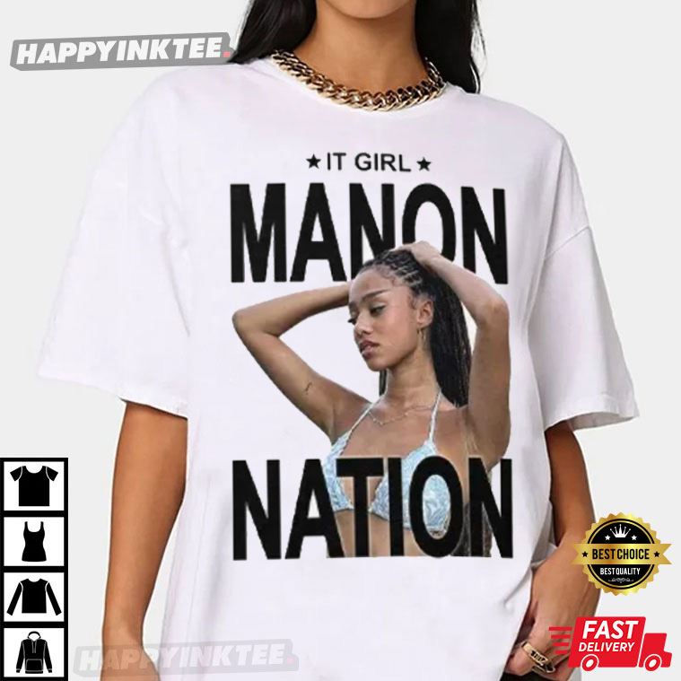 Manon Bannerman It Girl Manon Nation T-Shirt Manon Bannerman It Girl Manon Nation T-Shirt