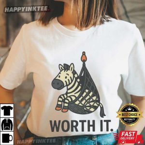 Ed The Zebra Fun Graphic T-Shirt