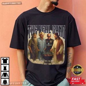 The Real Gang Meetup In Heaven Phil Robertson Dale Earnhardt Toby Keith T-Shirt