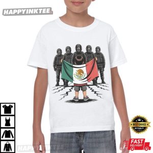 Anti Ice Protest Chinga La Migra Mexican Flag T Shirt (2)