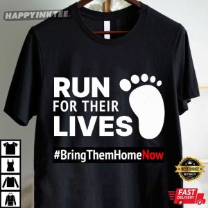 Run For Their Lives Stand With Israel Premium T Shirt (1)
