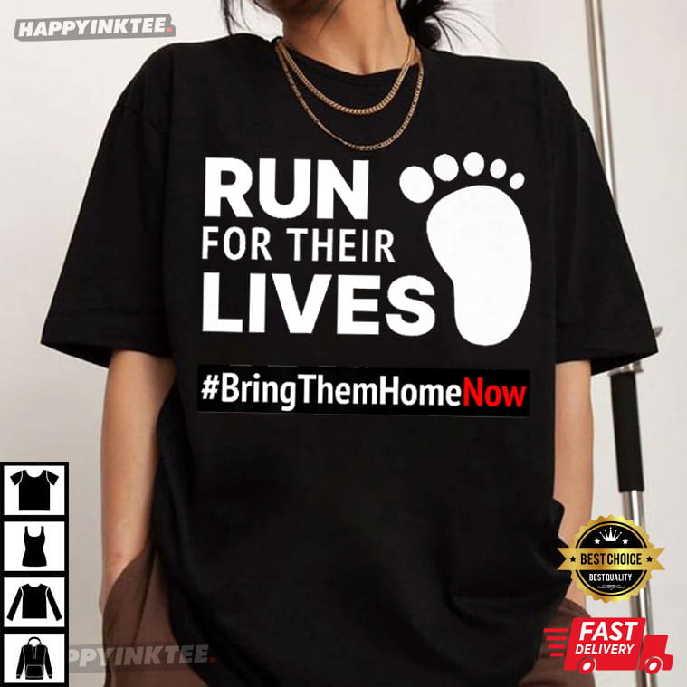 Run For Their Lives Stand With Israel Premium T-Shirt Run For Their Lives Stand With Israel Premium T-Shirt