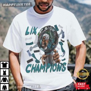 Philadelphia Eagles Super Bowl LIX Champions Confetti Reflection T Shirt (4)