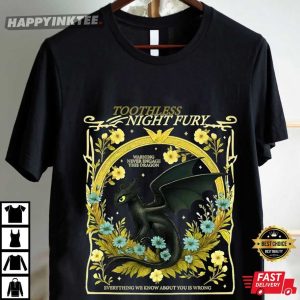 Toothless Night Fury Warning Never Engage This Dragon T Shirt (4)