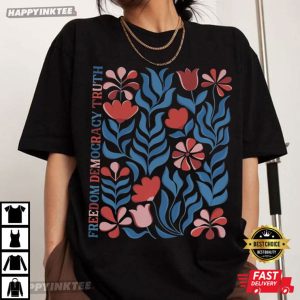 Freedom Democracy Subtle Anti Trump Patriotic T Shirt (3)
